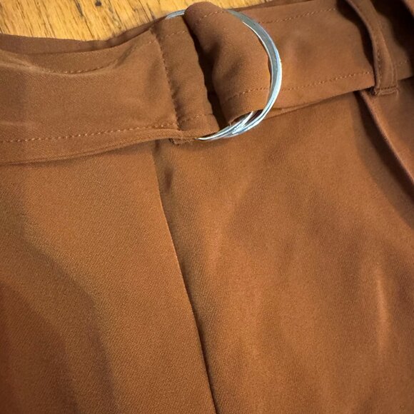 Nicole Miller New York High-Rise Belted Casual Pants - Picture 3 of 5